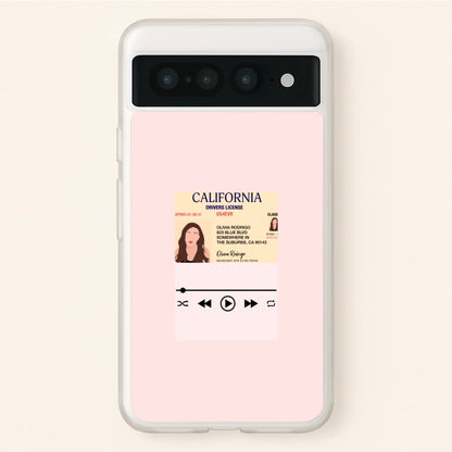 Drivers License - Olivia TikTok  - TikTok Phone Case for Google Pixel 7 Pro