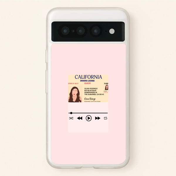 Drivers License - Olivia TikTok  - TikTok Phone Case for Google Pixel 7 Pro