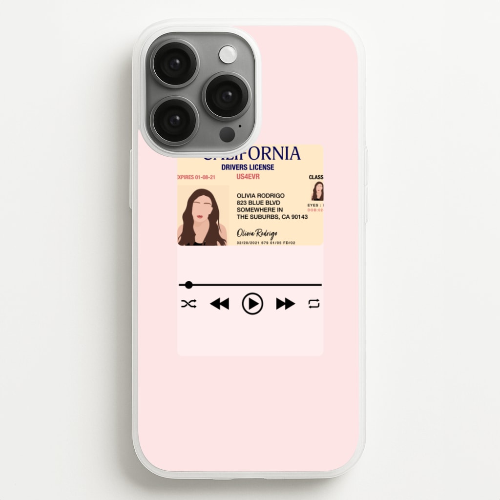 Drivers License - Olivia TikTok  - TikTok Phone Case for iPhone 13 Pro Max