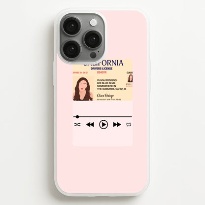 Drivers License - Olivia TikTok  - TikTok Phone Case for iPhone 13 Pro Max