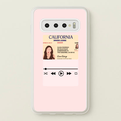 Drivers License - Olivia TikTok  - TikTok Phone Case for Galaxy S10 Plus