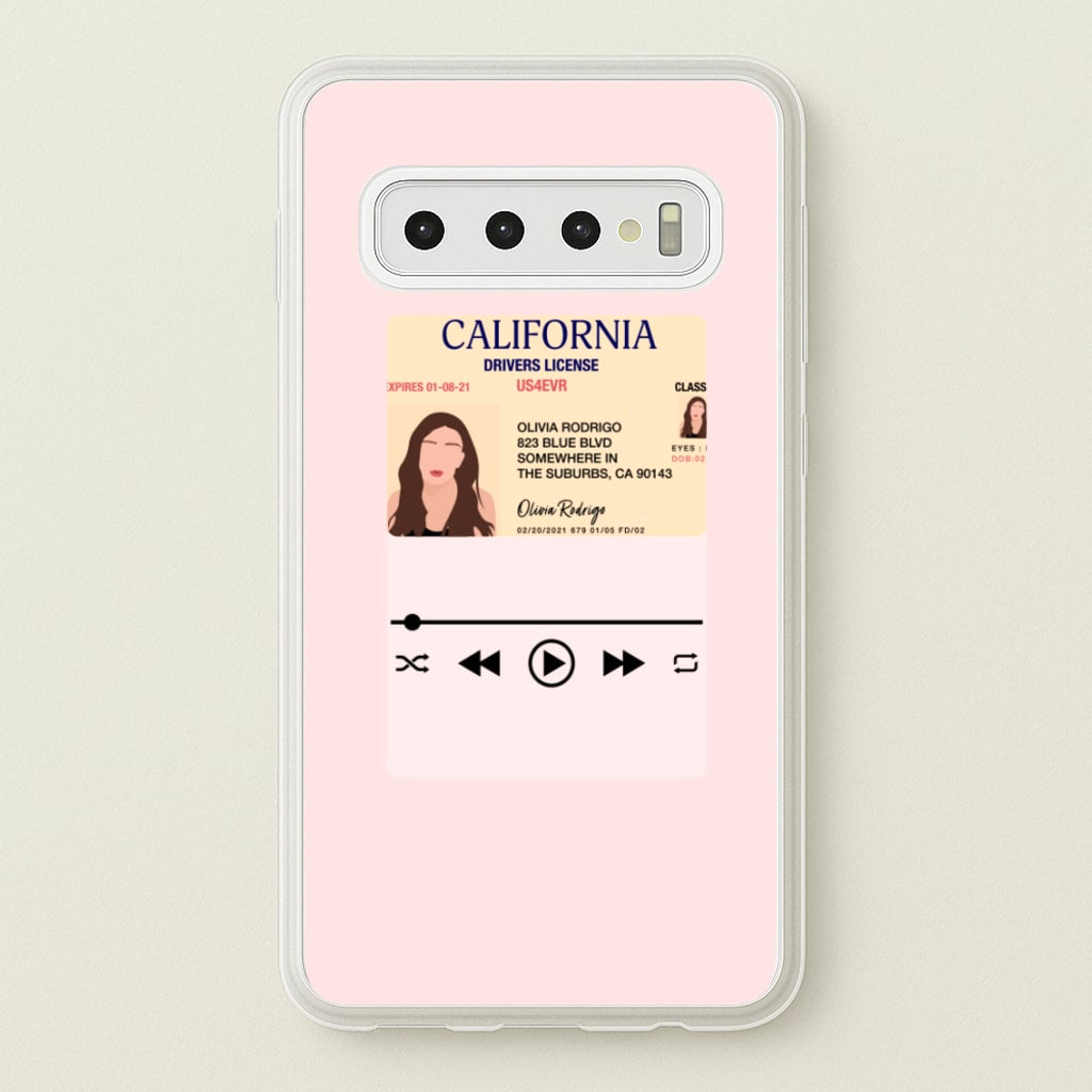 Drivers License - Olivia TikTok  - TikTok Phone Case for Galaxy S10