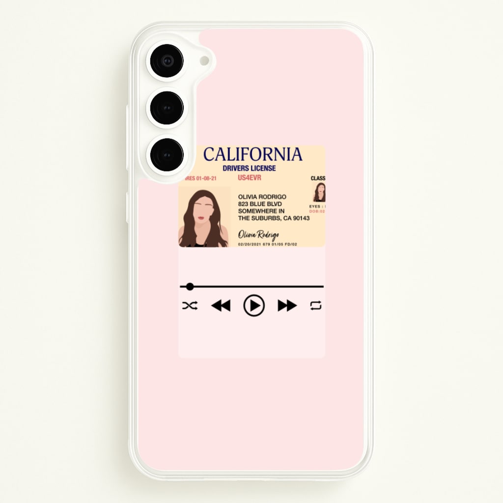 Drivers License - Olivia TikTok  - TikTok Phone Case for Galaxy S23