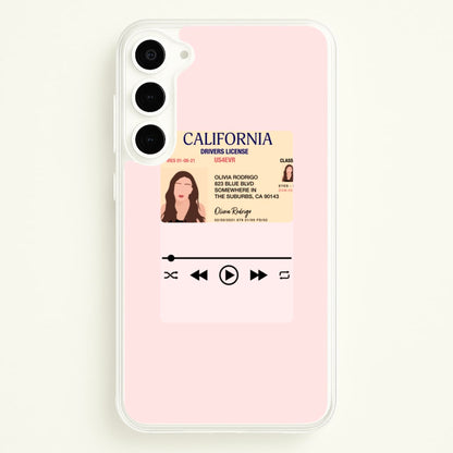 Drivers License - Olivia TikTok  - TikTok Phone Case for Galaxy S23