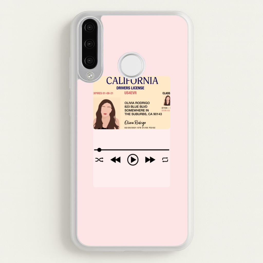 Drivers License - Olivia TikTok  - TikTok Phone Case for Huawei P30 Lite