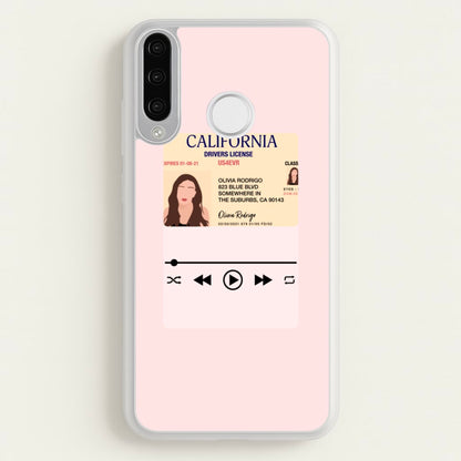 Drivers License - Olivia TikTok  - TikTok Phone Case for Huawei P30 Lite