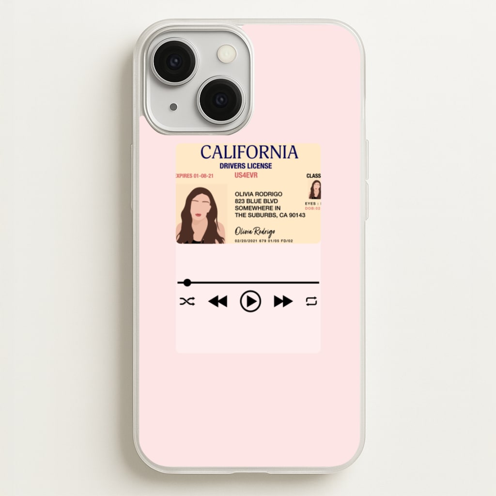 Drivers License - Olivia TikTok  - TikTok Phone Case for iPhone 13