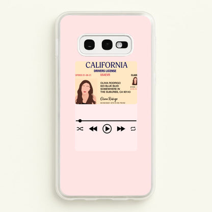 Drivers License - Olivia TikTok  - TikTok Phone Case for Galaxy S10e