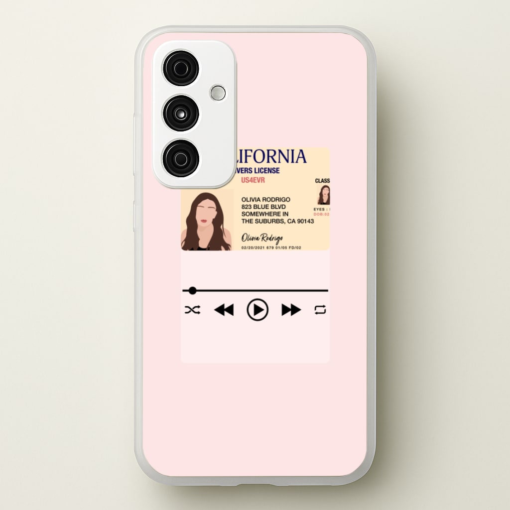 Drivers License - Olivia TikTok  - TikTok Phone Case for Galaxy A55