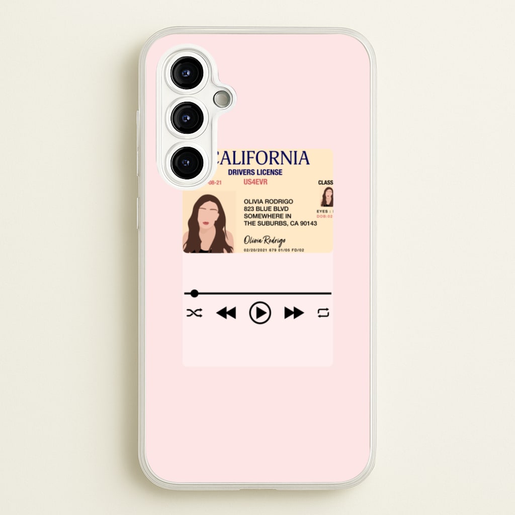 Drivers License - Olivia TikTok  - TikTok Phone Case for Galaxy A54