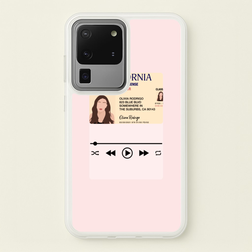 Drivers License - Olivia TikTok  - TikTok Phone Case for Galaxy S20 Ultra