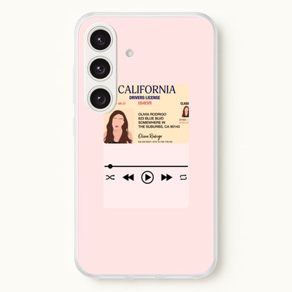 Drivers License - Olivia TikTok  - TikTok Phone Case for Galaxy S25 Plus