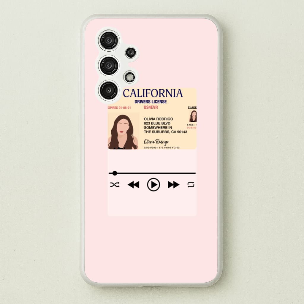 Drivers License - Olivia TikTok  - TikTok Phone Case for Galaxy A13