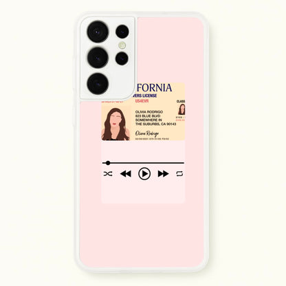 Drivers License - Olivia TikTok  - TikTok Phone Case for Galaxy S21 Ultra