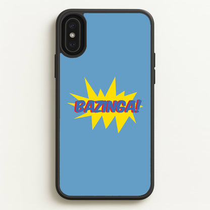 Bazinga! - TV Quotes  - TV Quotes Phone Case for iPhone XS Max