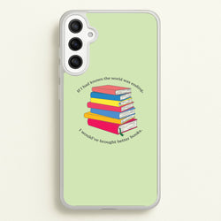 If I Had Known - TV Quotes  - TV Quotes Phone Case for Galaxy A36