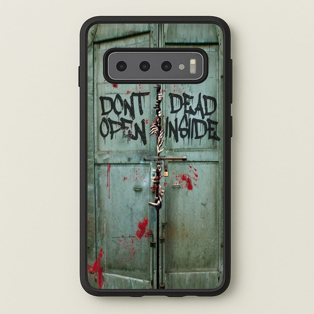 Don't Open Dead Inside  -  Phone Case for Galaxy S10 Plus