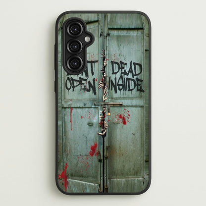 Don't Open Dead Inside  -  Phone Case for Galaxy A14
