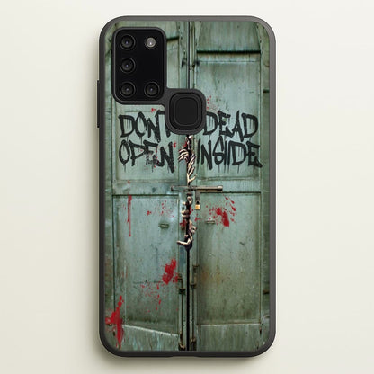 Don't Open Dead Inside  -  Phone Case for Galaxy A21s