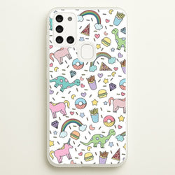 Tumblr Pattern  -  Phone Case for Galaxy A21s