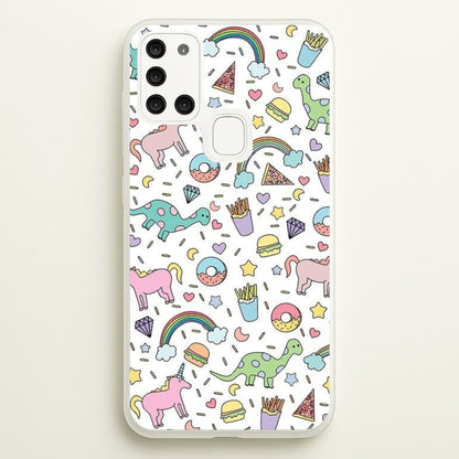 Tumblr Pattern  -  Phone Case for Galaxy A21s