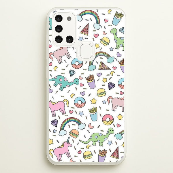 Tumblr Pattern  -  Phone Case for Galaxy A21s
