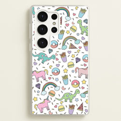 Tumblr Pattern  -  Phone Case for Galaxy S25 Ultra
