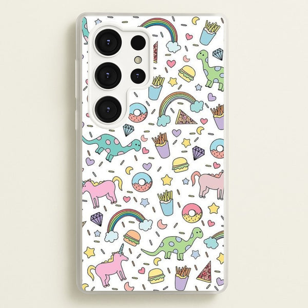 Tumblr Pattern  -  Phone Case for Galaxy S25 Ultra