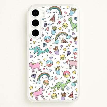 Tumblr Pattern  -  Phone Case for Galaxy S23 Plus