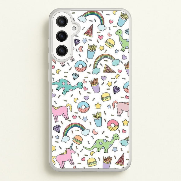 Tumblr Pattern  -  Phone Case for Galaxy A34