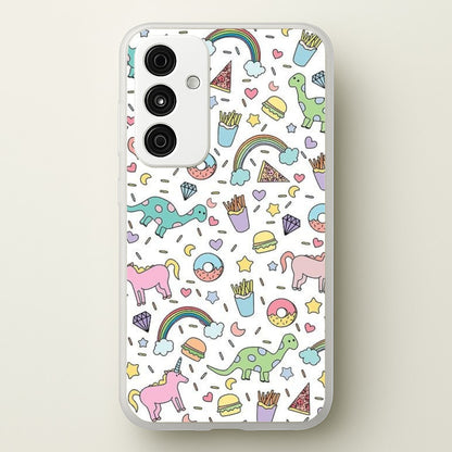 Tumblr Pattern  -  Phone Case for Galaxy A55