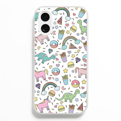 Tumblr Pattern  -  Phone Case for iPhone 16 Plus