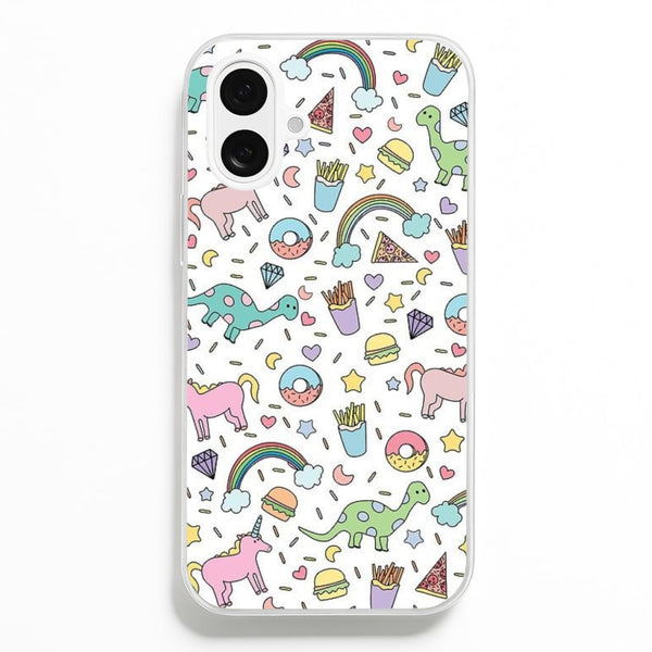 Tumblr Pattern  -  Phone Case for iPhone 16 Plus