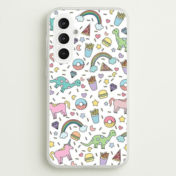 Tumblr Pattern  -  Phone Case for Galaxy S23FE