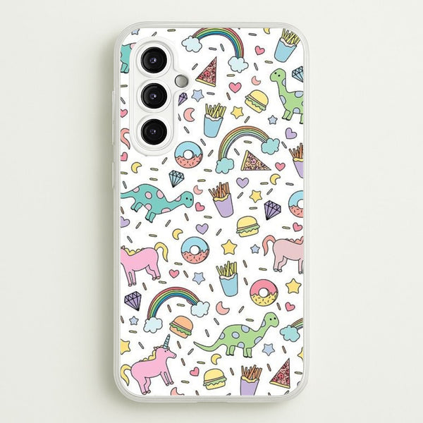 Tumblr Pattern  -  Phone Case for Galaxy A14