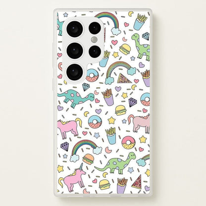 Tumblr Pattern  -  Phone Case for Galaxy S24 Ultra