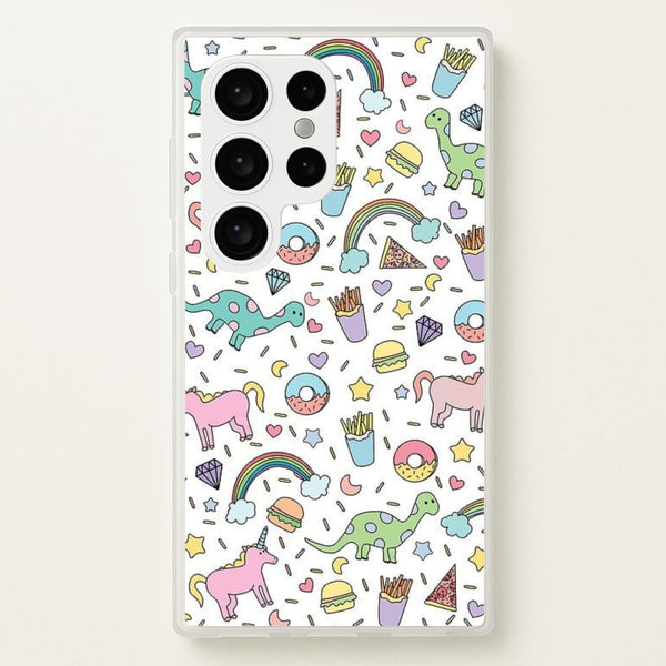 Tumblr Pattern  -  Phone Case for Galaxy S24 Ultra