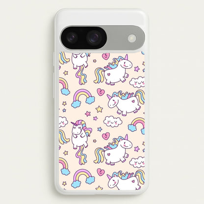 Cute Unicorn Pattern  -  Phone Case for Google Pixel 9 / 9 Pro
