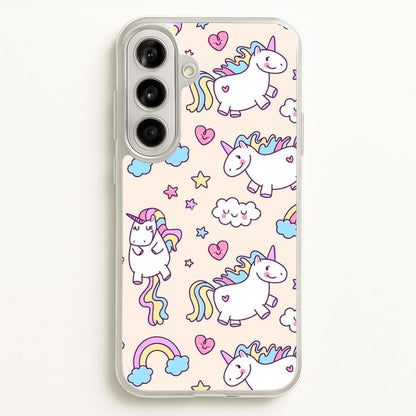 Cute Unicorn Pattern  -  Phone Case for Galaxy A56