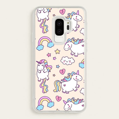 Cute Unicorn Pattern  -  Phone Case for Galaxy S9 Plus