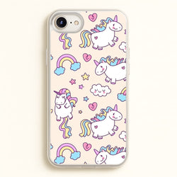 Cute Unicorn Pattern  -  Phone Case for iPhone 6 / 7 / 8 / SE