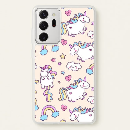 Cute Unicorn Pattern  -  Phone Case for Galaxy Note 20 Ultra