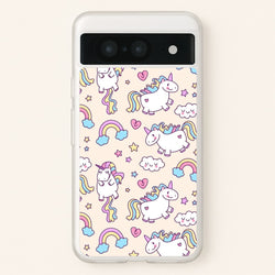 Cute Unicorn Pattern  -  Phone Case for Google Pixel 8