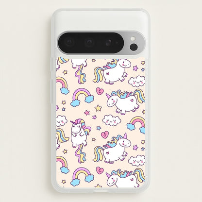 Cute Unicorn Pattern  -  Phone Case for Google Pixel 9 Pro XL