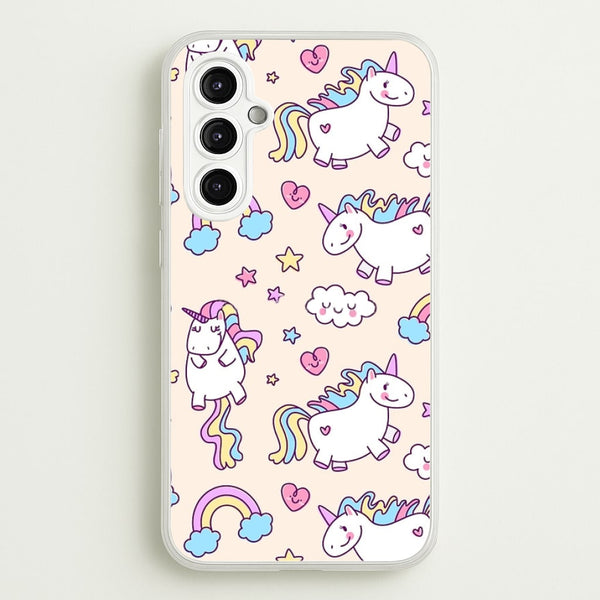 Cute Unicorn Pattern  -  Phone Case for Galaxy A14