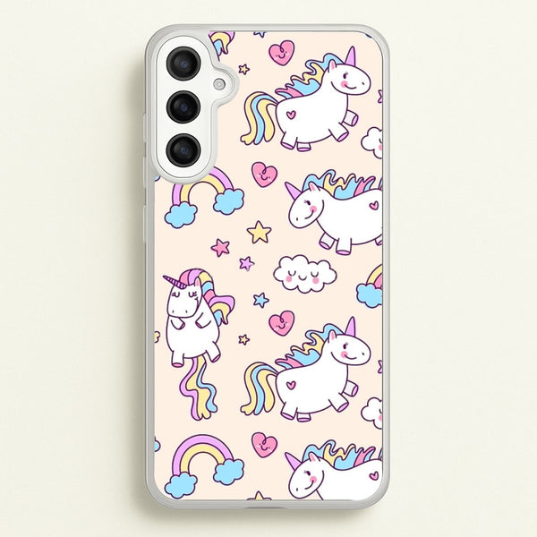 Cute Unicorn Pattern  -  Phone Case for Galaxy A36