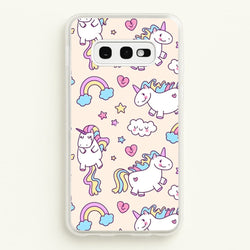 Cute Unicorn Pattern  -  Phone Case for Galaxy S10e