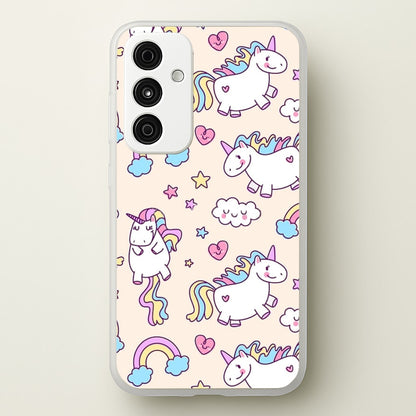 Cute Unicorn Pattern  -  Phone Case for Galaxy A15