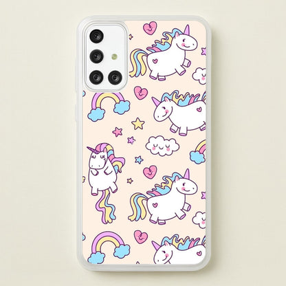 Cute Unicorn Pattern  -  Phone Case for Galaxy A71