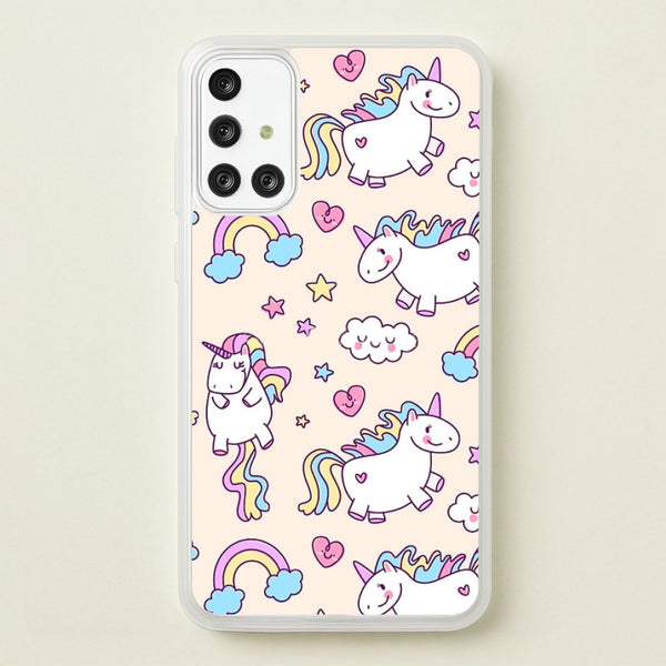 Cute Unicorn Pattern  -  Phone Case for Galaxy A71